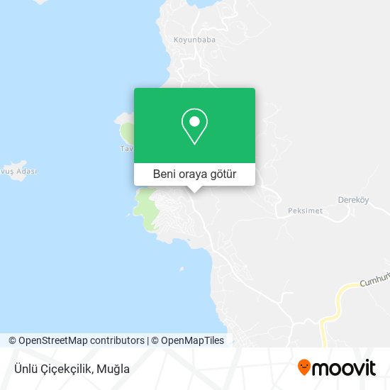 Ünlü Çiçekçilik harita