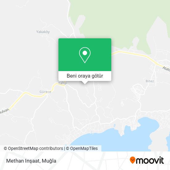 Methan Inşaat harita