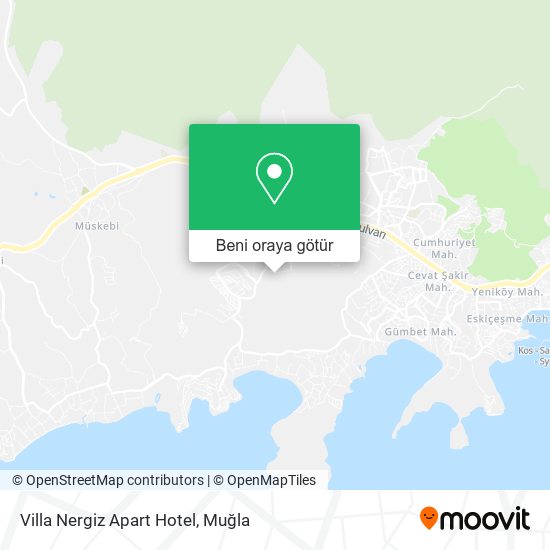 Villa Nergiz Apart Hotel harita
