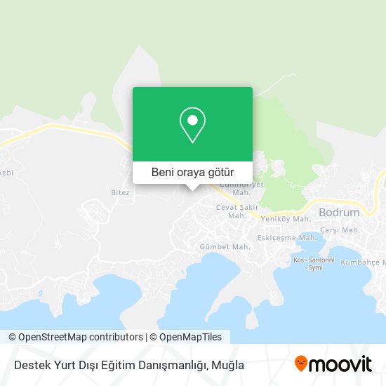 Destek Yurt Dışı Eğitim Danışmanlığı harita