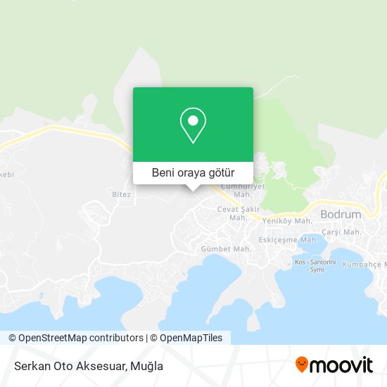 Serkan Oto Aksesuar harita