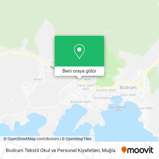 Bodrum Tekstil Okul ve Personel Kiyafetleri harita