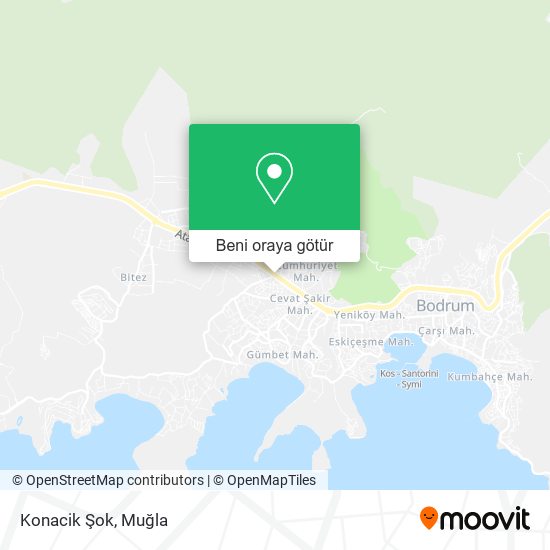 Konacik Şok harita