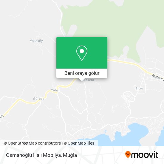 Osmanoğlu Halı Mobilya harita