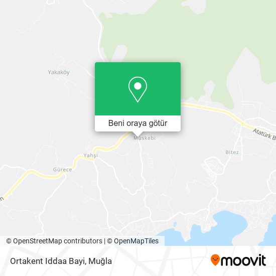 Ortakent Iddaa Bayi harita