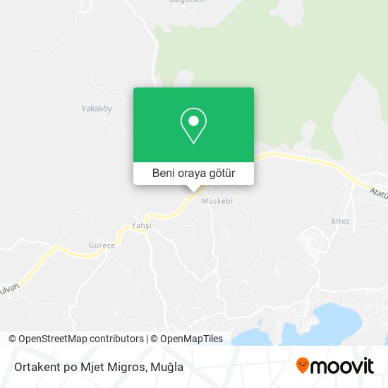 Ortakent po Mjet Migros harita