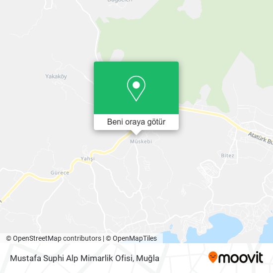 Mustafa Suphi Alp Mimarlik Ofisi harita