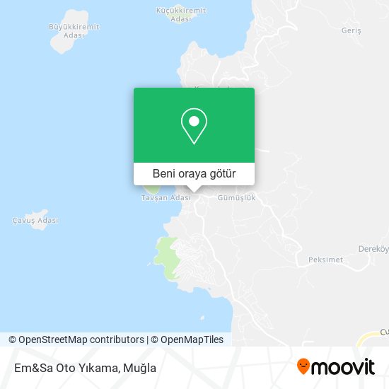 Em&Sa Oto Yıkama harita