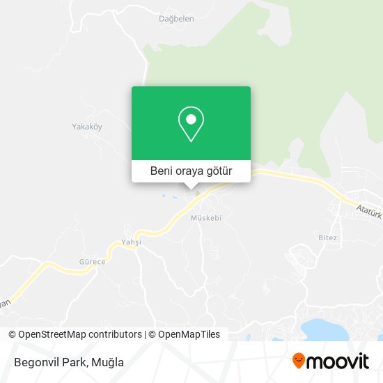 Begonvil Park harita