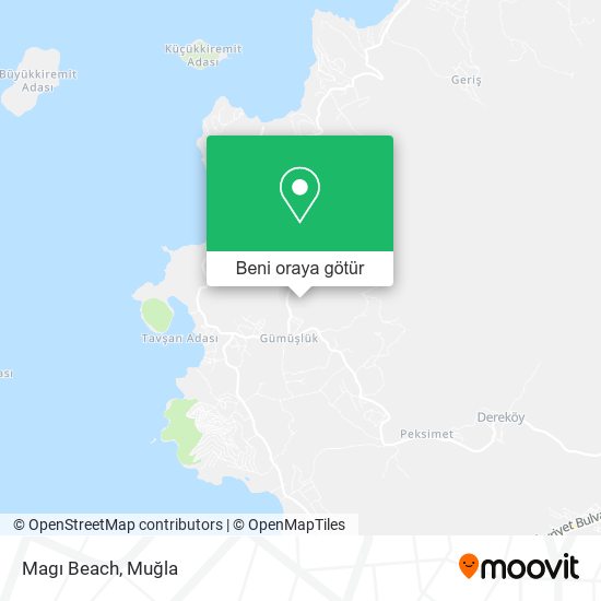 Magı Beach harita