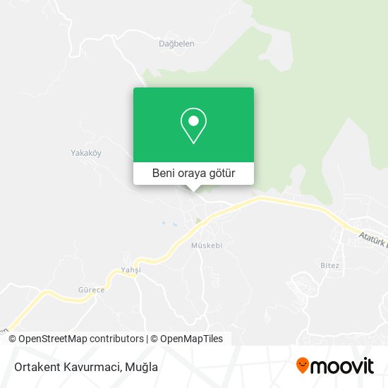 Ortakent Kavurmaci harita