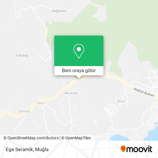 Ege Seramik harita