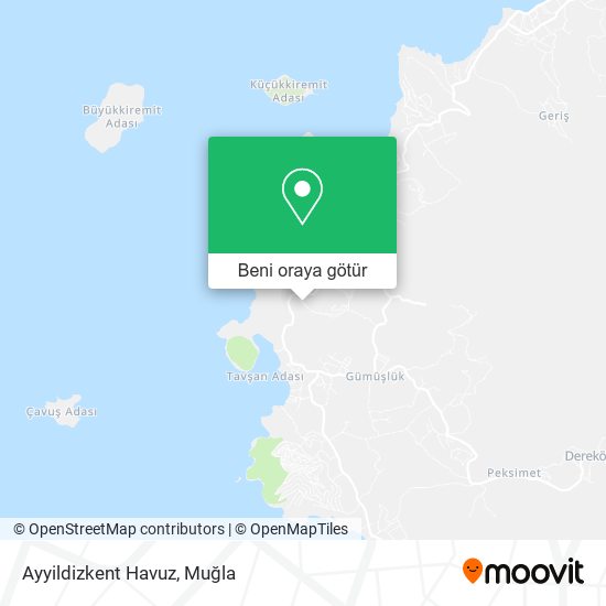 Ayyildizkent Havuz harita