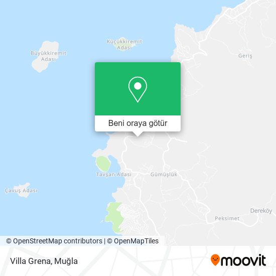 Villa Grena harita