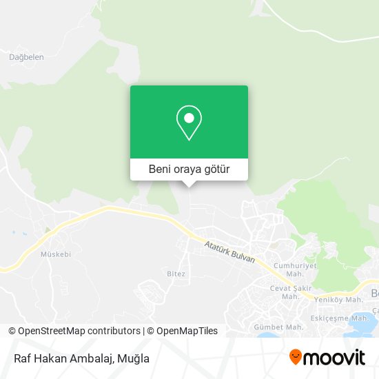 Raf Hakan Ambalaj harita
