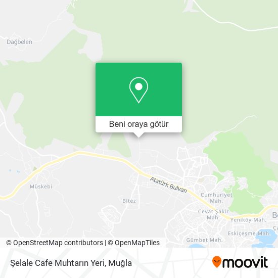 Şelale Cafe Muhtarın Yeri harita