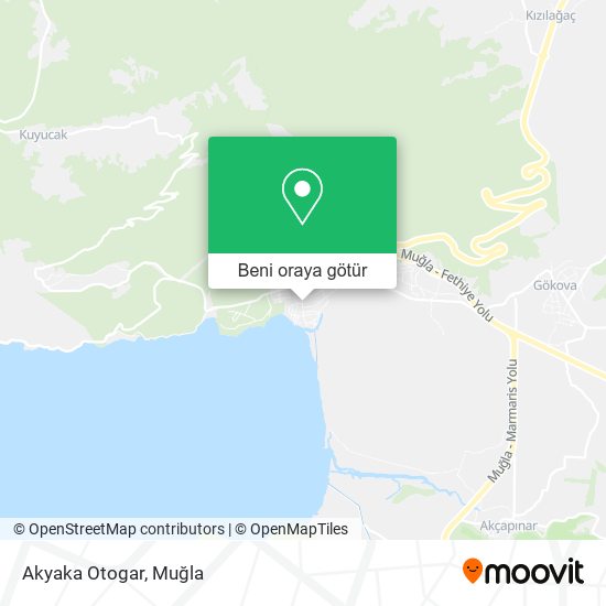 Akyaka Otogar harita