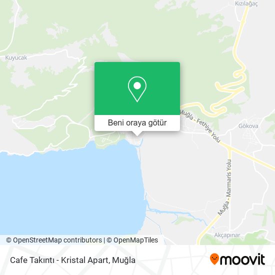 Cafe Takıntı - Kristal Apart harita