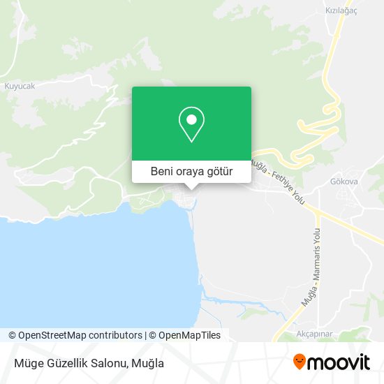 Müge Güzellik Salonu harita