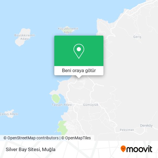 Silver Bay Sitesi harita
