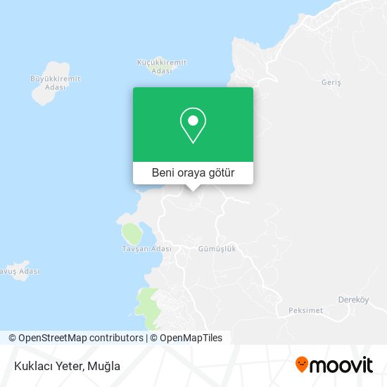 Kuklacı Yeter harita