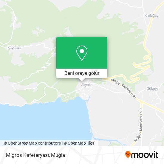 Migros Kafeteryası harita