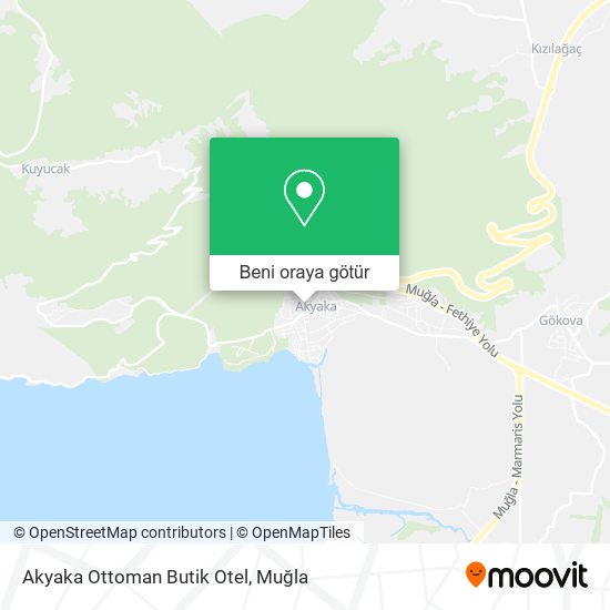 Akyaka Ottoman Butik Otel harita