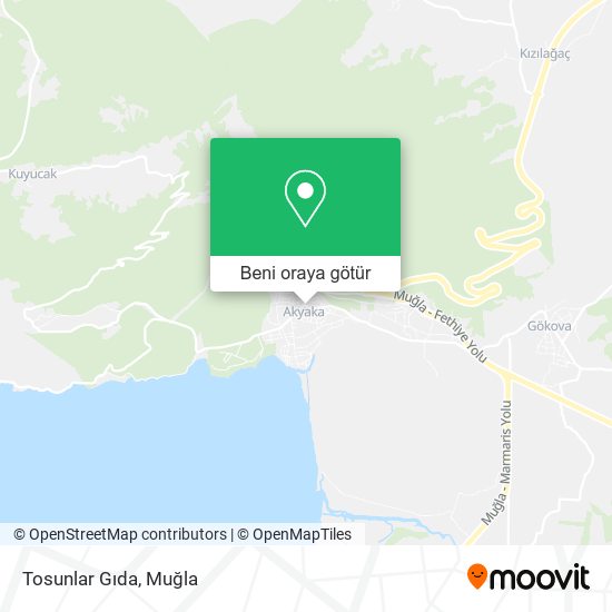 Tosunlar Gıda harita