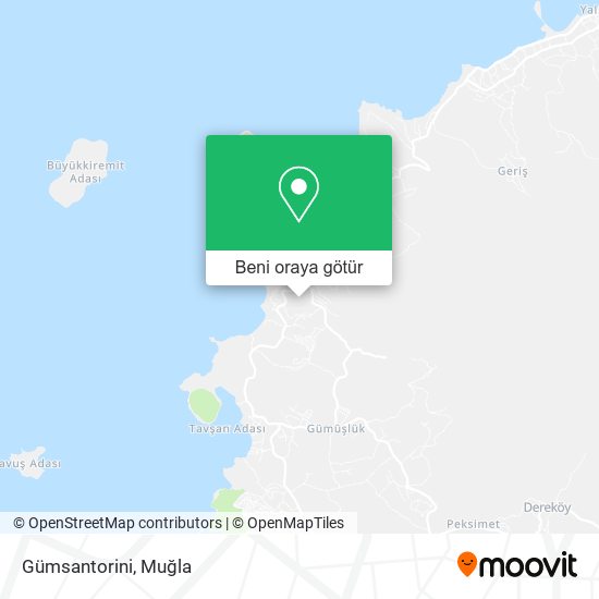 Gümsantorini harita