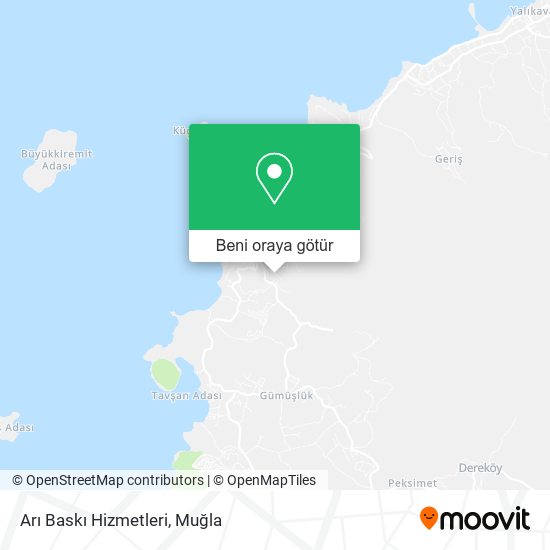 Arı Baskı Hizmetleri harita