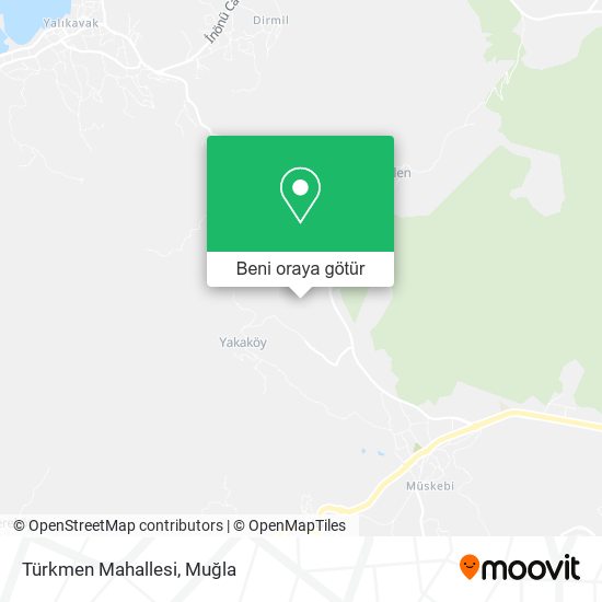Türkmen Mahallesi harita