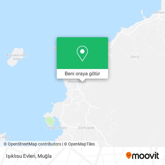 Işıklısu Evleri harita