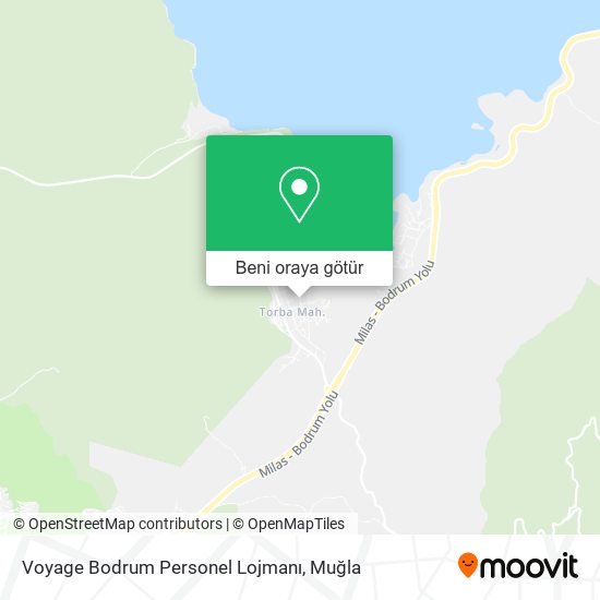 Voyage Bodrum Personel Lojmanı harita