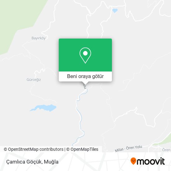 Çamlıca Göçük harita