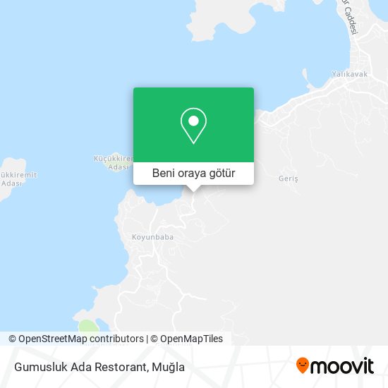 Gumusluk Ada Restorant harita