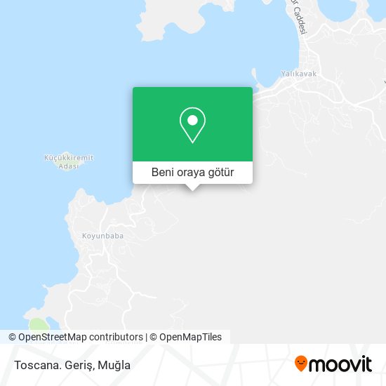 Toscana. Geriş harita