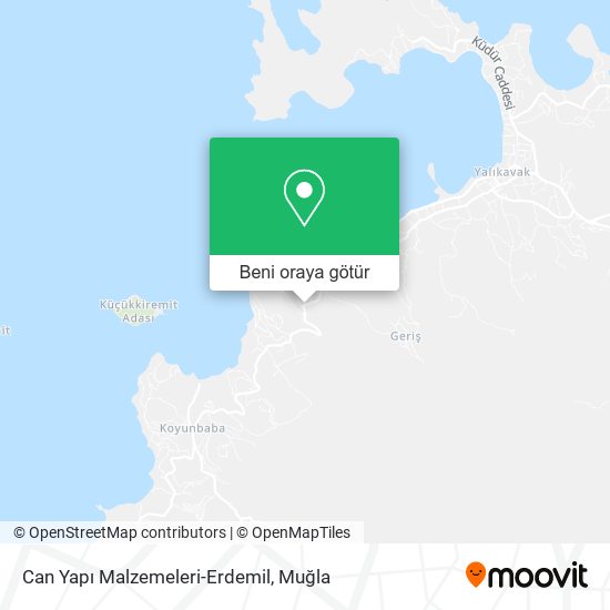 Can Yapı Malzemeleri-Erdemil harita