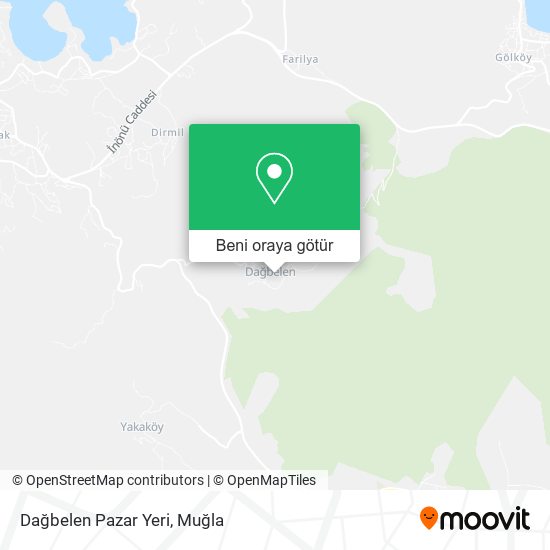 Dağbelen Pazar Yeri harita