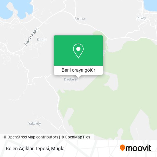 Belen Aşıklar Tepesi harita