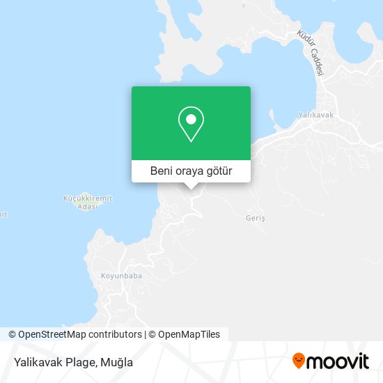 Yalikavak Plage harita