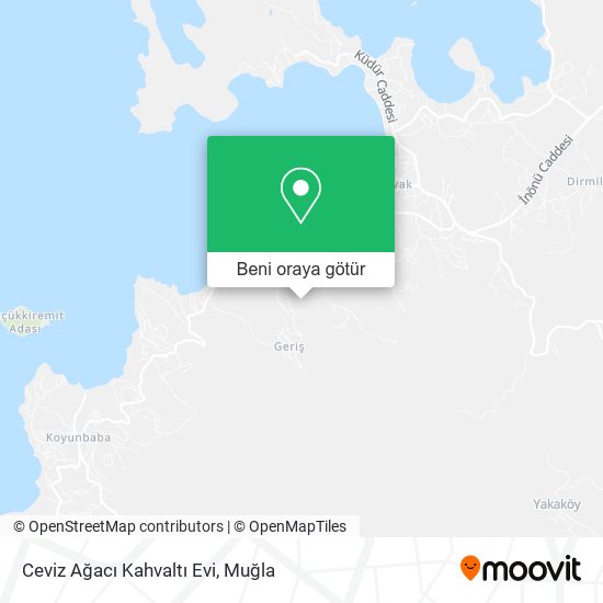 Ceviz Ağacı Kahvaltı Evi harita