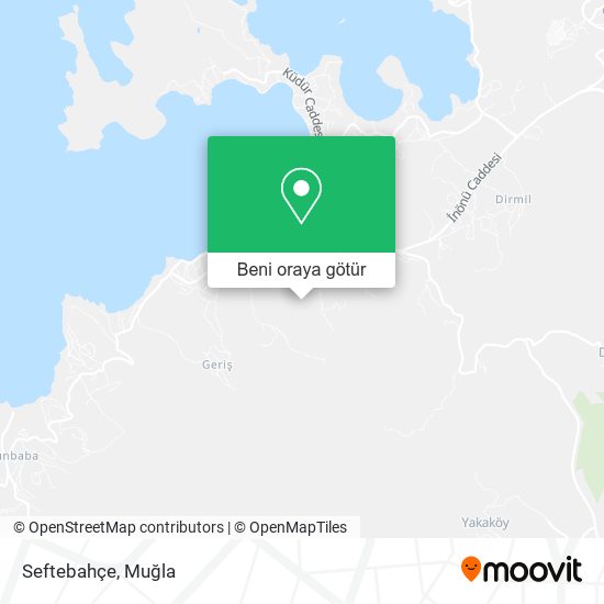 Seftebahçe harita