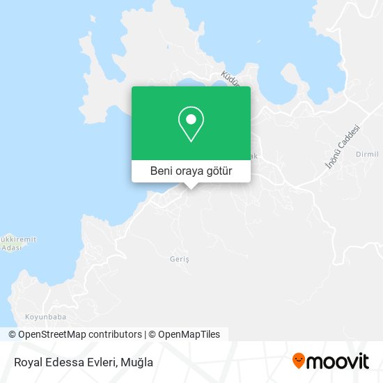 Royal Edessa Evleri harita