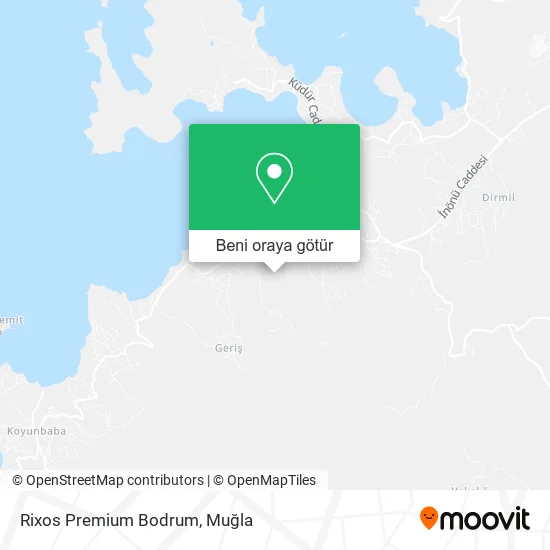 Rixos Premium Bodrum harita