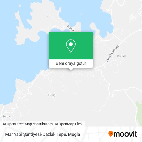 Mar Yapi Şantiyesi/Dazlak Tepe harita