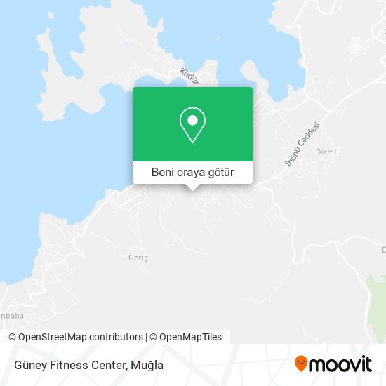 Güney Fitness Center harita