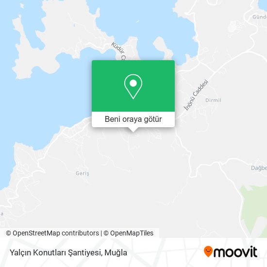 Yalçın Konutları Şantiyesi harita