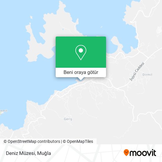 Deniz Müzesi harita