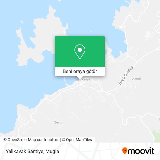 Yalikavak Santiye harita