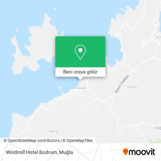 Windmill Hotel Bodrum harita